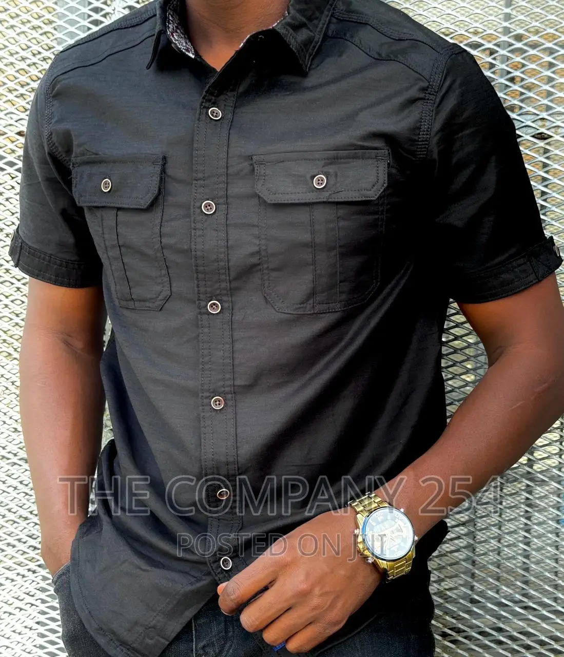 Double Pocket Short Sleeved Khaki Shirts 
Ksh.1500