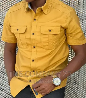 Double Pocket Short Sleeved Khaki Shirts 
Ksh.1500