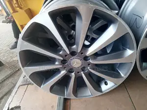 Original Gray Silver Mercedes Benz Rims Size 19 Inch
