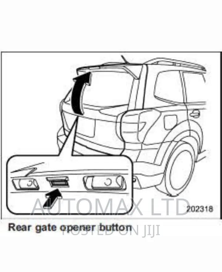 Subaru Foresta/Impreza/Tribeca, New Rear Boot Release Switch