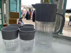 Glass Water Jug and Glass