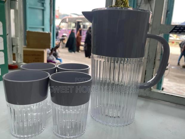 Glass Water Jug and Glass