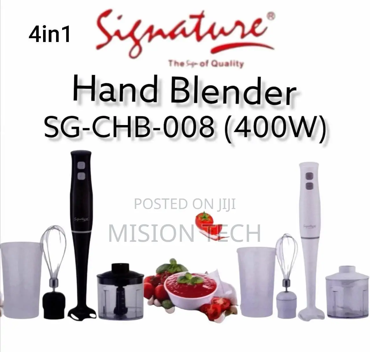 4 in 1 Handheld Blender
