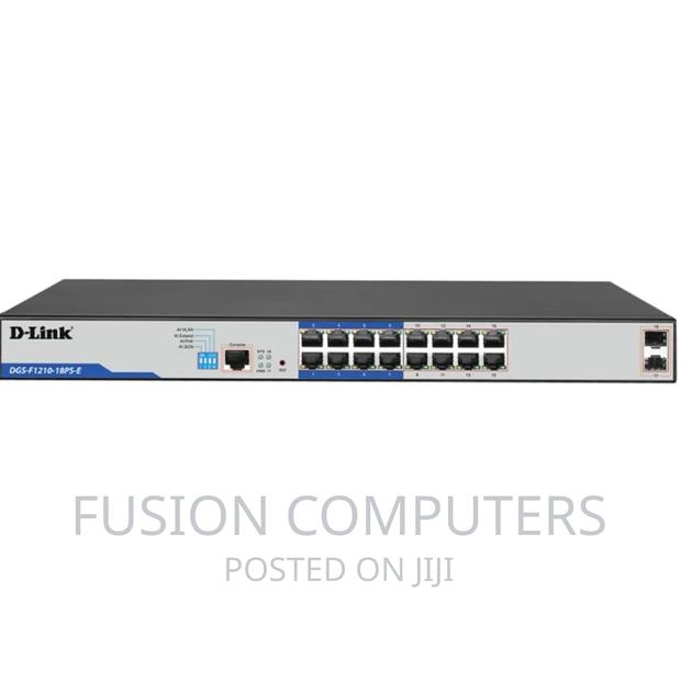 D-Linkdgs-F1210-18ps-E16-Portgigabit Managed Long Range Poe
