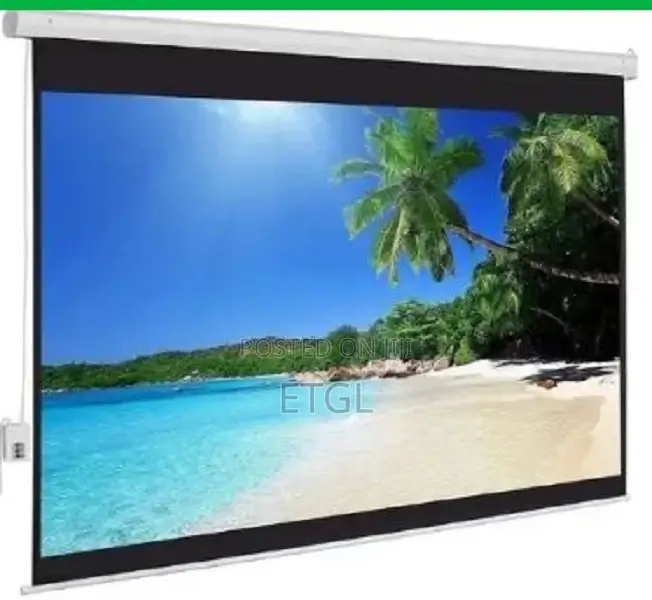 Auto Electric Projector Screen 240 X 240 Cm (94 By 94 Inche