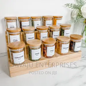 3 Tier Bamboo Spice Rack