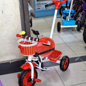 Bicycle Kids Tricycle With Push Handle. - thumbnail 2