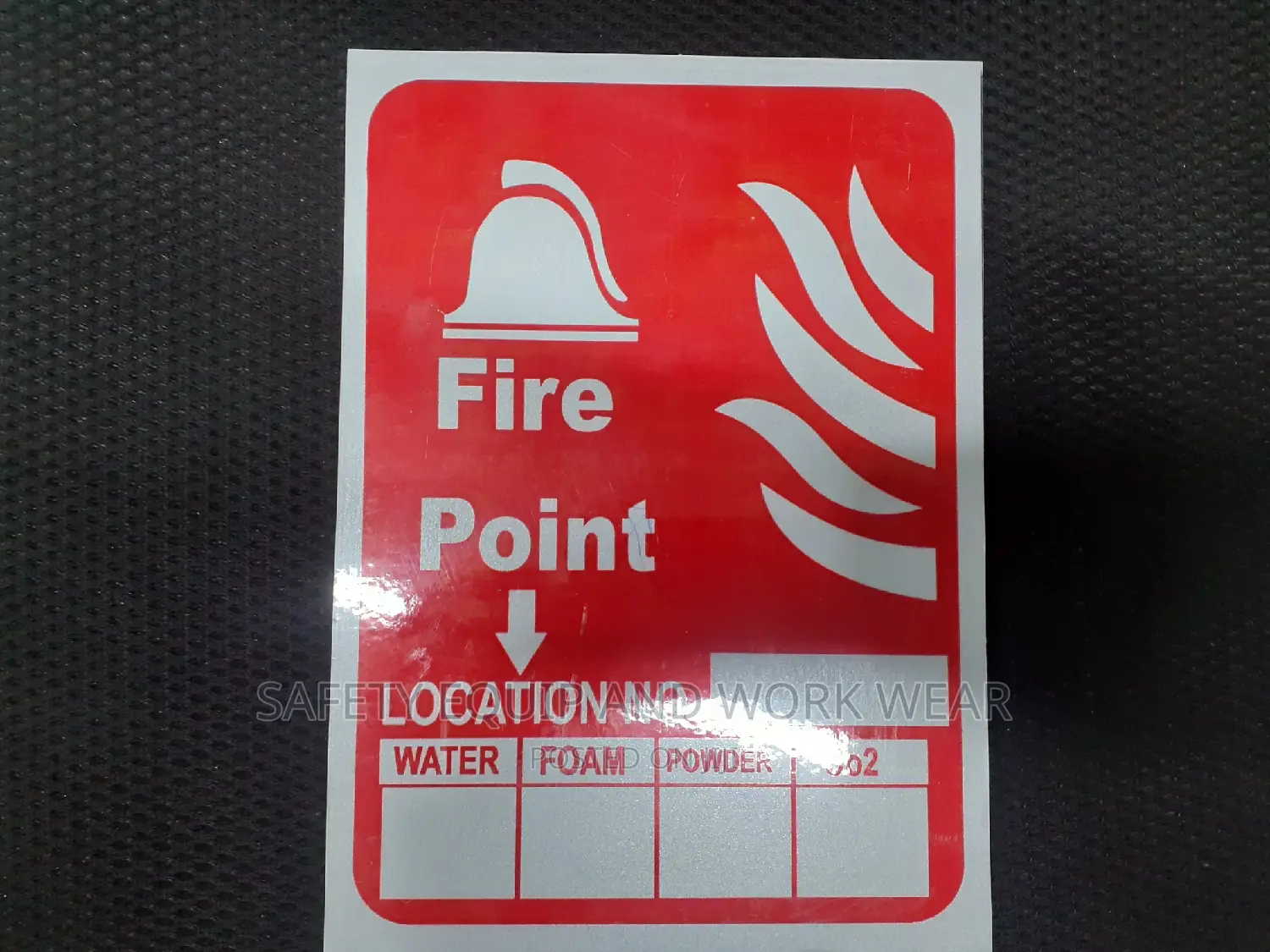Flammable Fire Exit Sigh