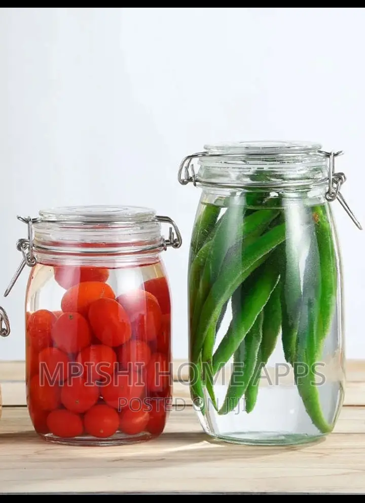 Airtight Storage Clip Jars