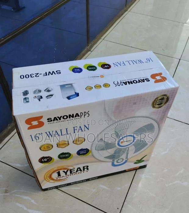 Sayona Wall Fan 16 Inches Sayona Fine