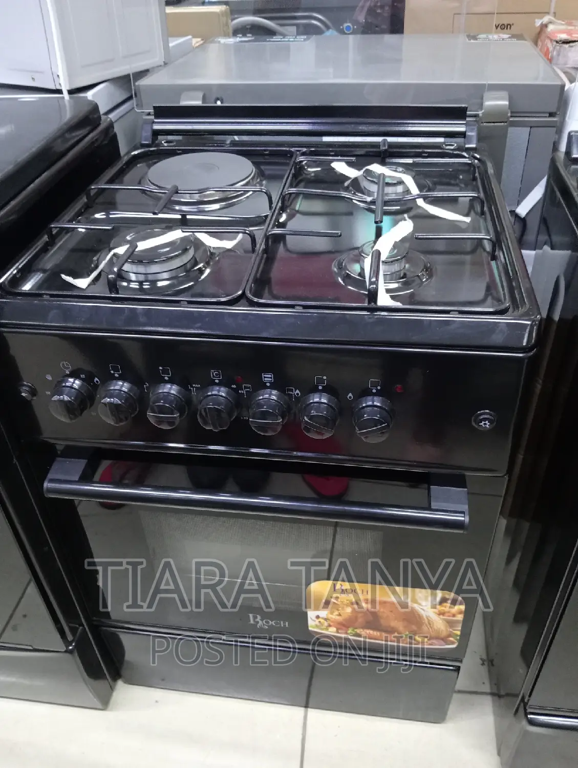 Roch 60x60 3 Gas + 1 Electric Oven,