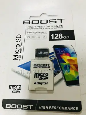 Boost High Speed Performance Memory Card. 128gb