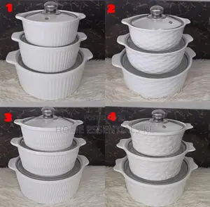 *High Quality 3in1 Ceramic Serving Dish -3ltrs,2ltrs 1ltr*