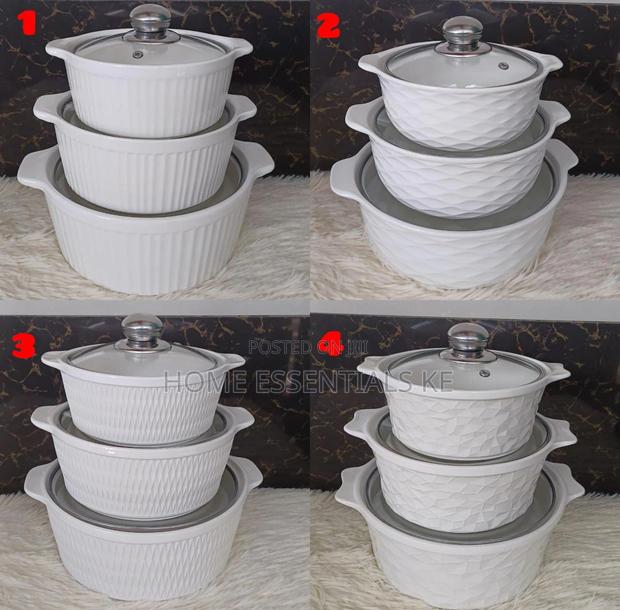 *High Quality 3in1 Ceramic Serving Dish -3ltrs,2ltrs 1ltr*