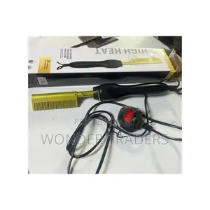 Gold Ceramic Professional Press Comb
