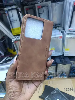 Redmi Note 13 Pro 5g Caseme Leather Brown Flip Case