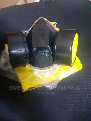 Double Nozzle Respirator Mask With Adjustable Straps