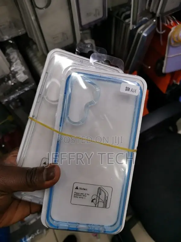 Clear Case for Samsung Galaxy A24 - Transparent Soft Shockpr
