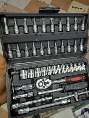 Socket Wrench Spanners Set 46 Pcs - thumbnail 2