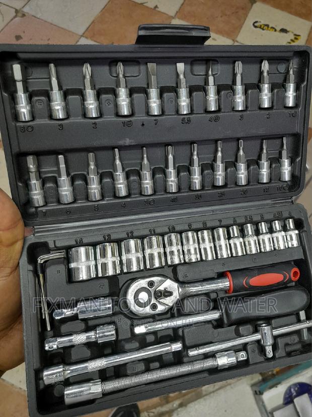 Socket Wrench Spanners Set 46 Pcs