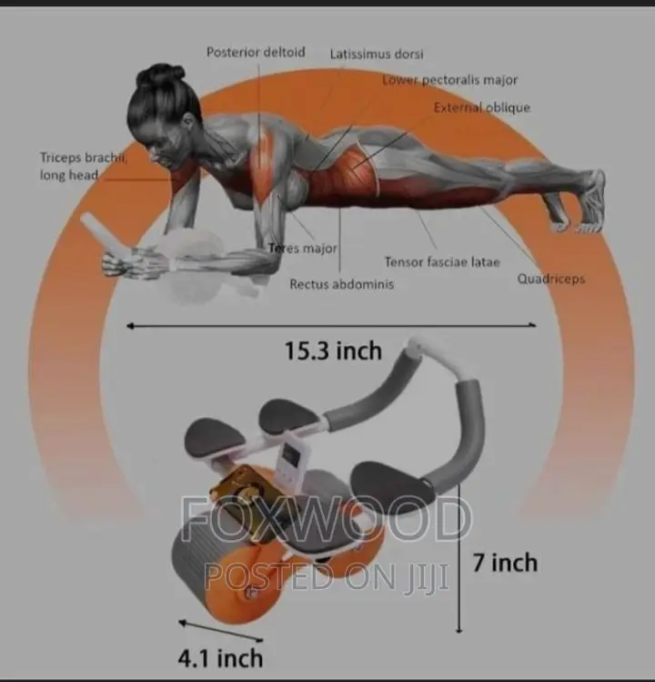 New Elbow Support, Abs Roller Wheel Core Exercise