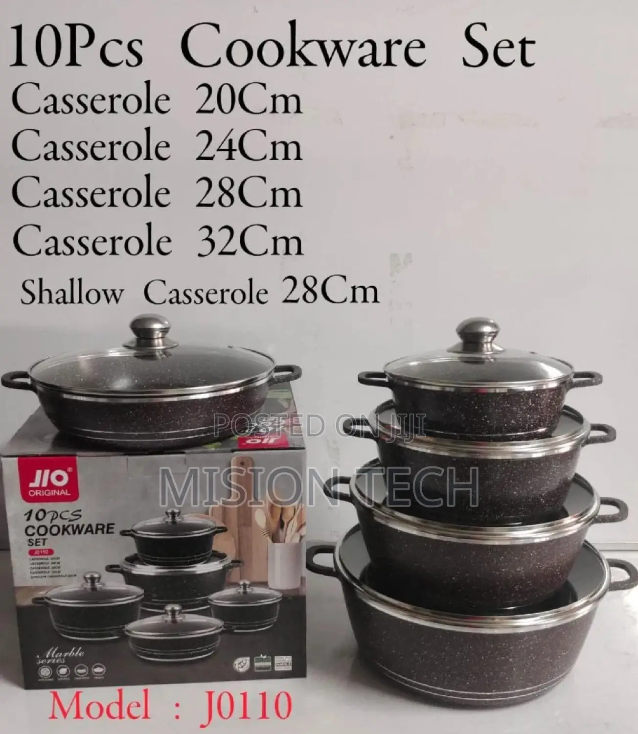 10 PCS Cookwere Set