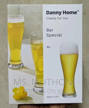 4 Pieces 600ml Pilsner Glasses Now Available