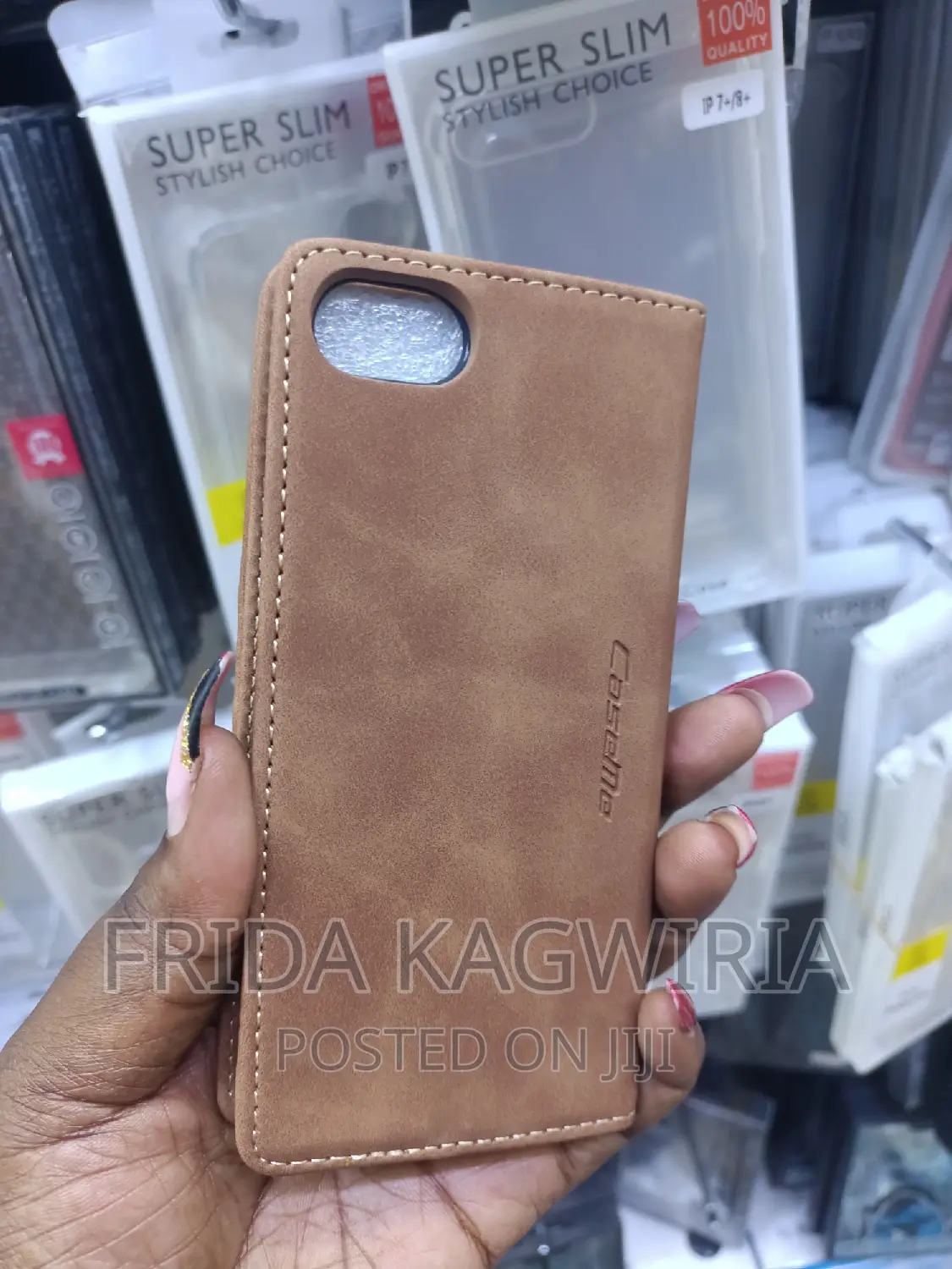 iPhone 7 Caseme Leather Flip Cover