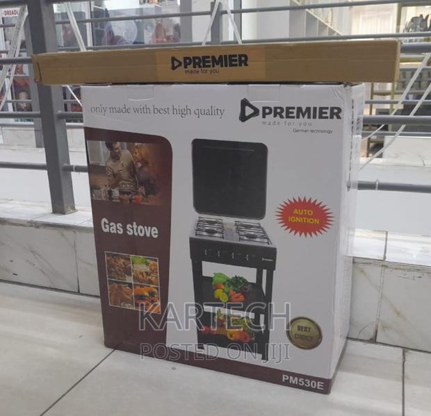 Premier PM530E 4 Gas Cooker With Shelves