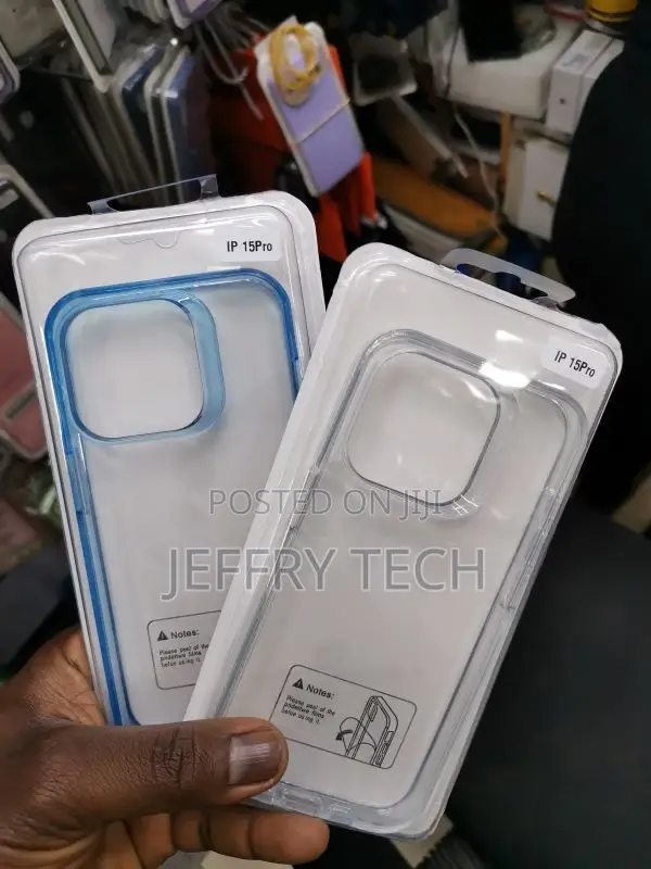 Rigid Transparent Case Compatible With for iPhone 15 Pro