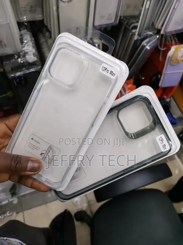 Encased Apple iPhone 12 Pro Max Clear Case, Slim Protective