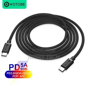 Type-C Usb-C Charger Cable 3m 5a Fast Charging for Macbook