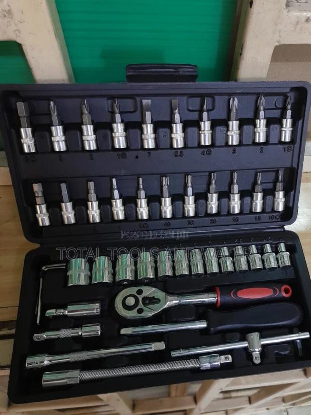 New Tolsen 46pcs CR-V Socket Set