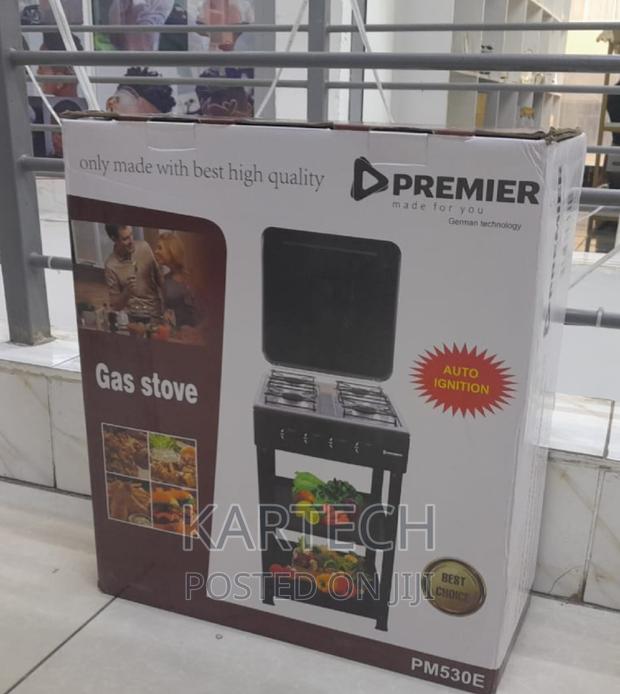 Premier Gas Stove With Shelves -4 Gas Burner