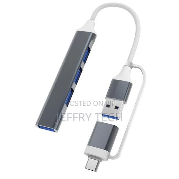 Type C to USB 3.0 Hub 4 Ports 4-in-1 Docking Station Ultra S