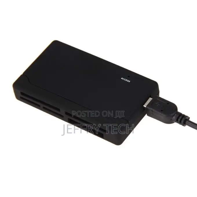 All in One Memory Card Reader USD Cable Black Support USB V2