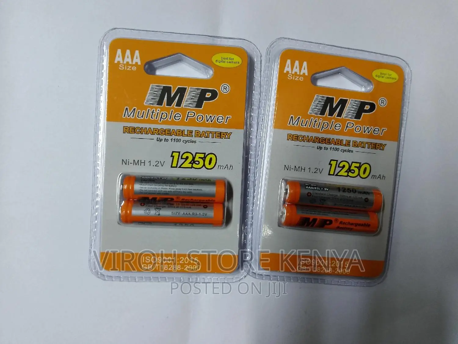 AAA Rechargeable Batteries 1250mah 1.2V