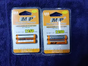 Ni-Mh AAA Rechargeable Battery 1250 Mah 1.2 Volts MP