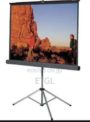 Tripod Projector Screen 240 X 240 Cm ( 94 By 94 Inches)