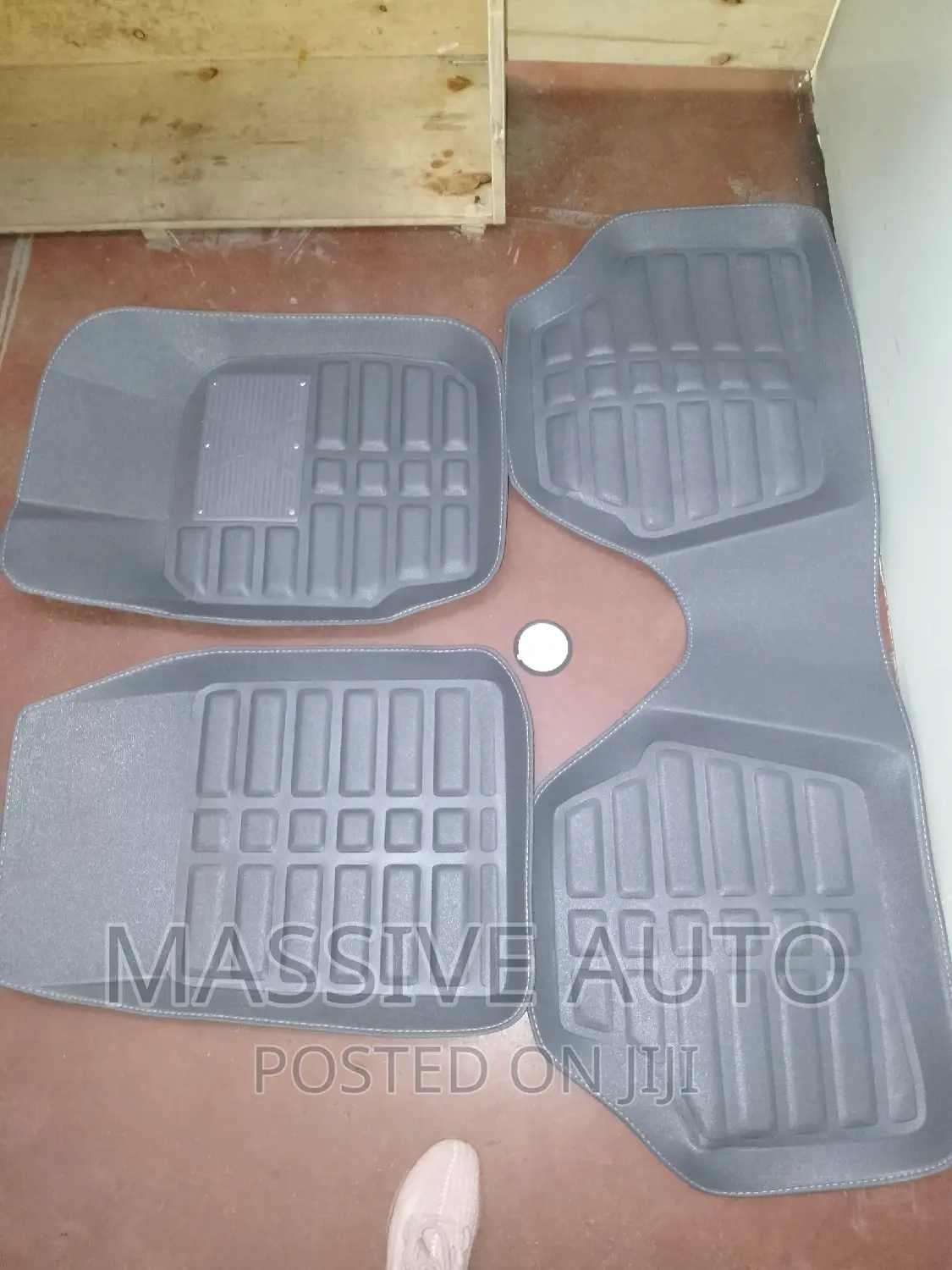Buy Online Grey 3d Leather Car Floor Mats/ Car Mats
