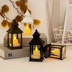 Black Vintage Decorative Fire Lantern