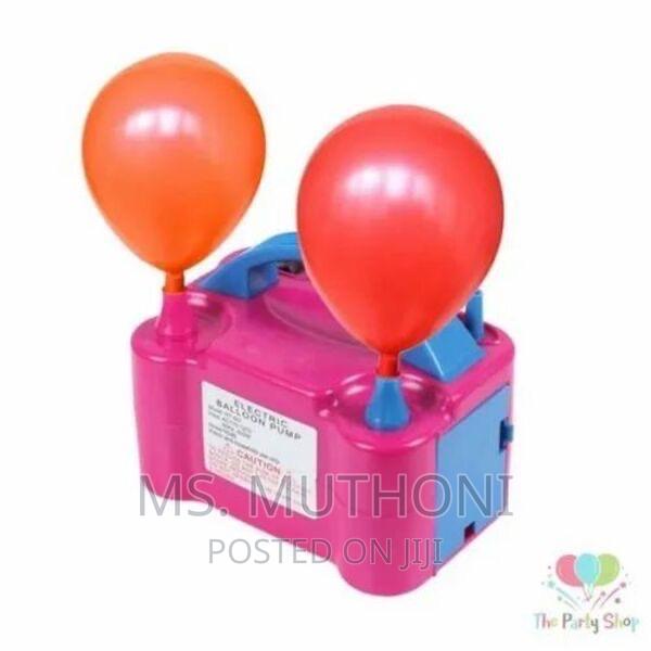 Plastic Two Nozzles High Power Electric Balloon Inflator