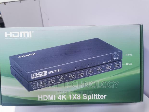  at 60hz 8 Way HDMI Splitter - main view
