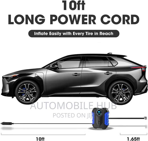 Portable Tire Inflator Blue 