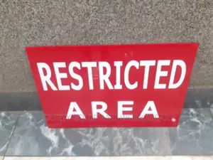 Get Restricted Area Signa3