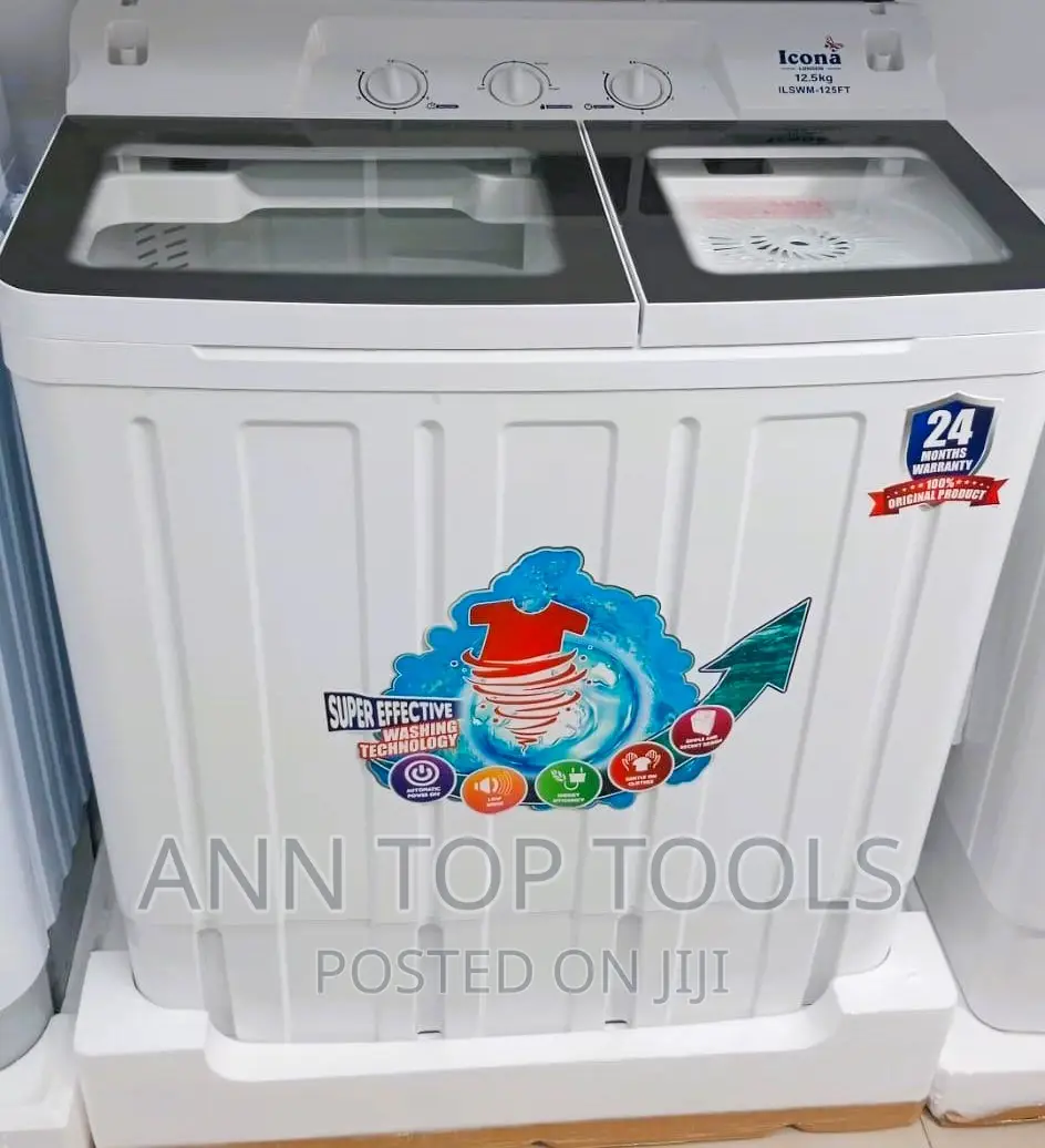 Icona Washing Machine Twin Tub Semiauto 9kg