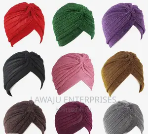 Twisted Turbans With Shimmer