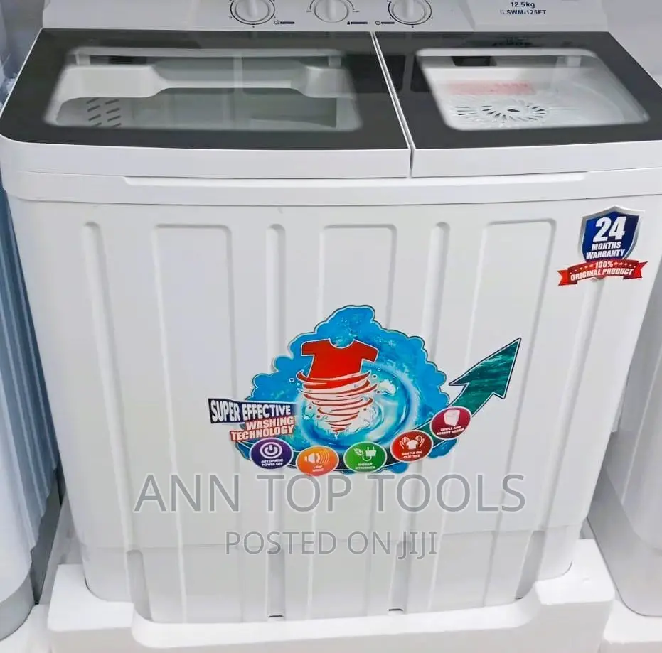 Icona Washing Machine Twin Tub Semiauto 12.5kg