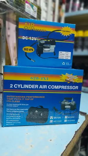 Portable Digital 1 and 2 Cylinder Air Compressor