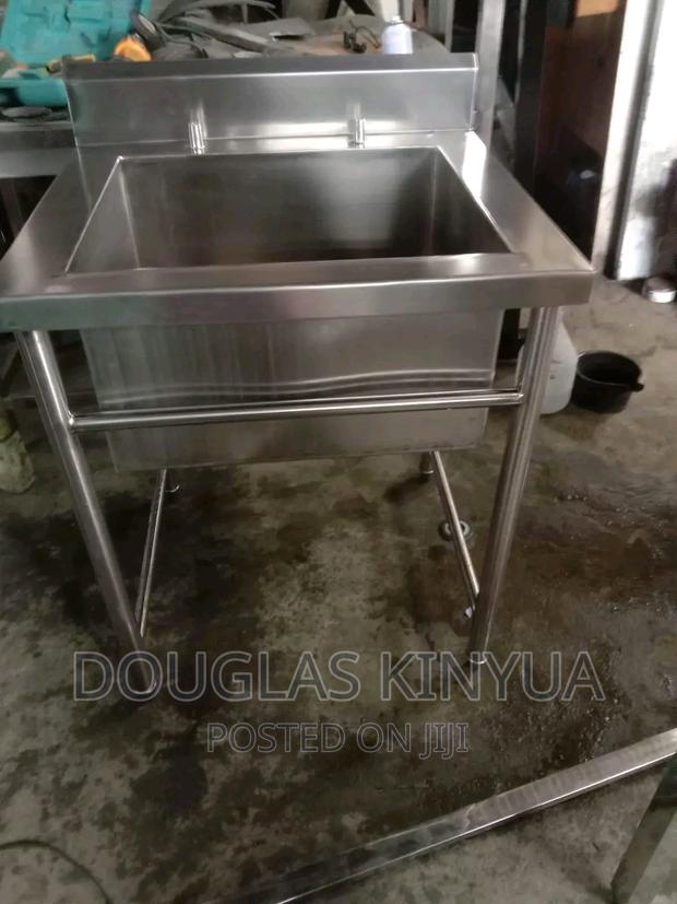 Stainless Steel Heavy Duty Sink (Single Bowl Sink).